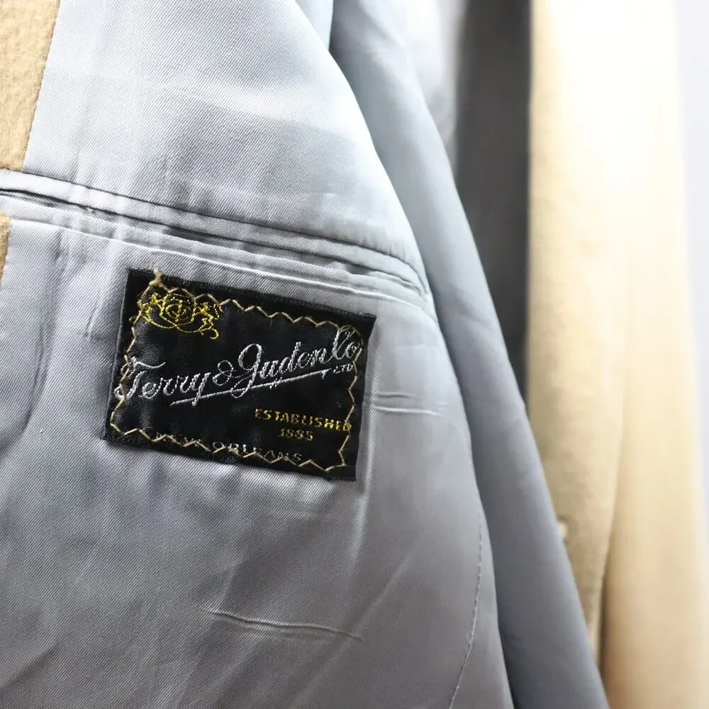 Vintage‎ Corbin Wool Blazer Tan Camel Hair Look Sport Coat 3-Button